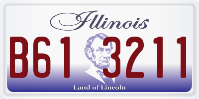 IL license plate B613211