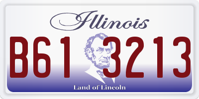 IL license plate B613213
