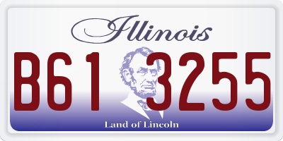 IL license plate B613255