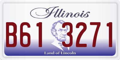 IL license plate B613271