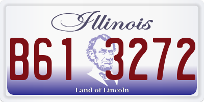 IL license plate B613272