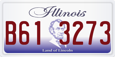 IL license plate B613273