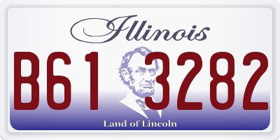 IL license plate B613282