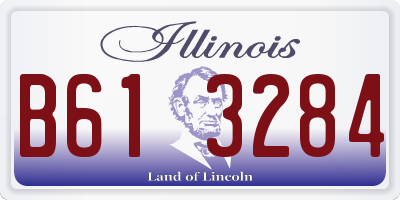 IL license plate B613284