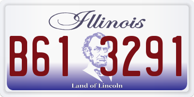 IL license plate B613291