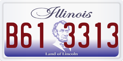 IL license plate B613313