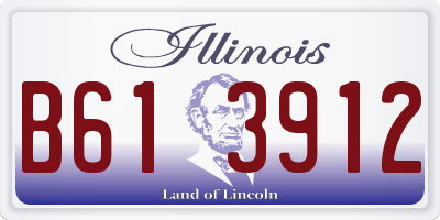 IL license plate B613912