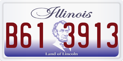 IL license plate B613913
