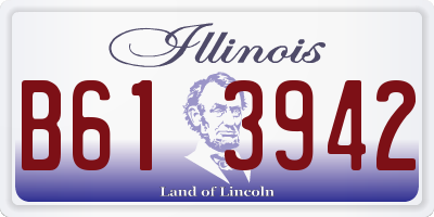 IL license plate B613942