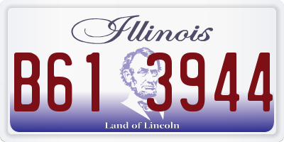 IL license plate B613944