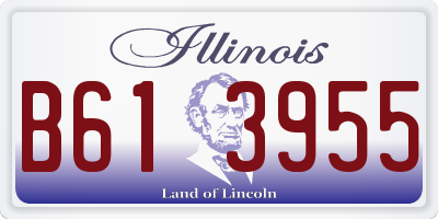 IL license plate B613955