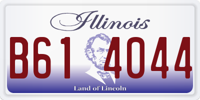 IL license plate B614044