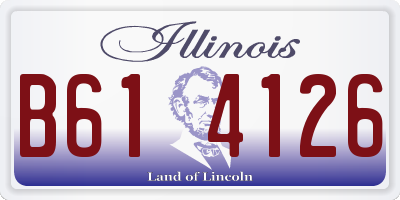 IL license plate B614126