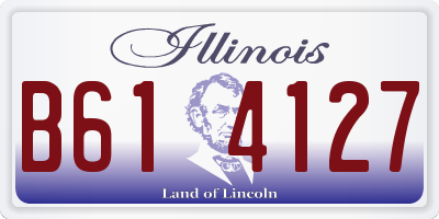 IL license plate B614127