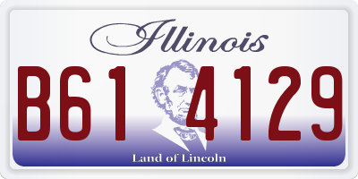 IL license plate B614129