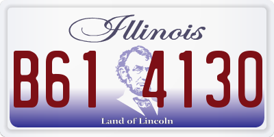 IL license plate B614130