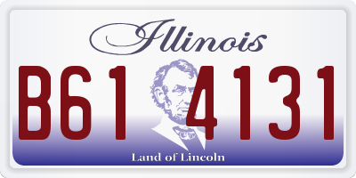 IL license plate B614131