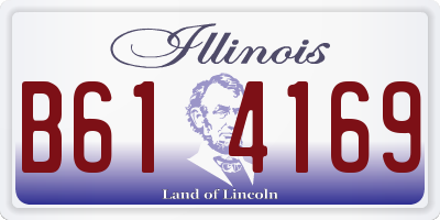 IL license plate B614169