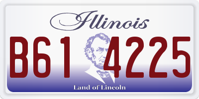 IL license plate B614225