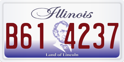 IL license plate B614237