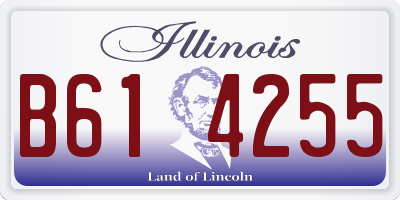 IL license plate B614255