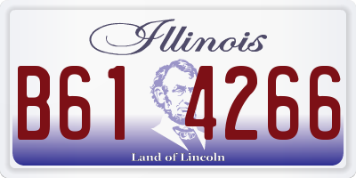 IL license plate B614266