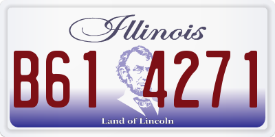 IL license plate B614271