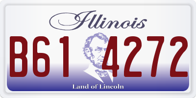 IL license plate B614272