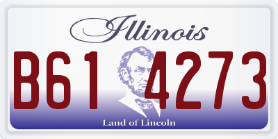 IL license plate B614273