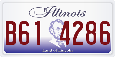 IL license plate B614286