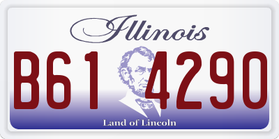 IL license plate B614290