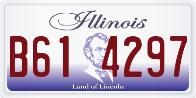 IL license plate B614297