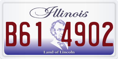 IL license plate B614902