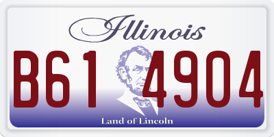 IL license plate B614904