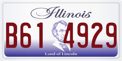 IL license plate B614929