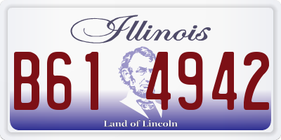 IL license plate B614942