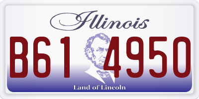 IL license plate B614950