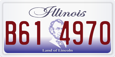 IL license plate B614970