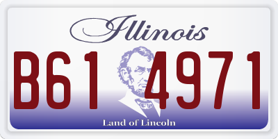 IL license plate B614971