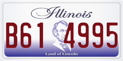 IL license plate B614995
