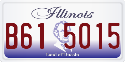 IL license plate B615015
