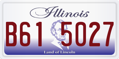 IL license plate B615027