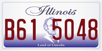 IL license plate B615048