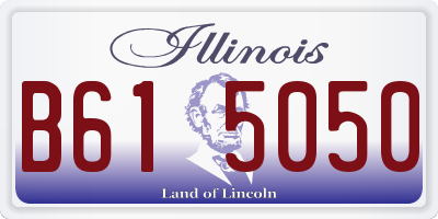 IL license plate B615050