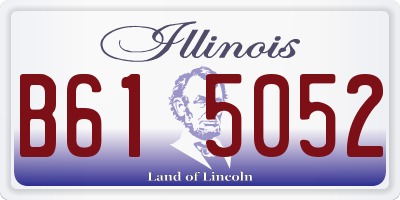IL license plate B615052
