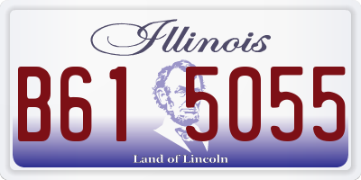 IL license plate B615055