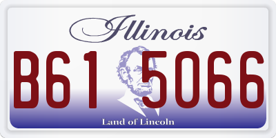 IL license plate B615066