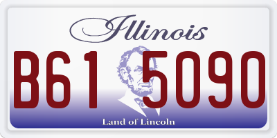 IL license plate B615090