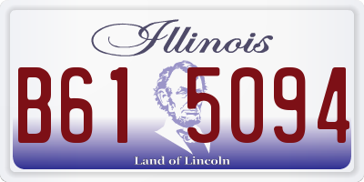IL license plate B615094