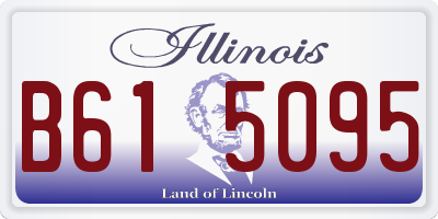 IL license plate B615095